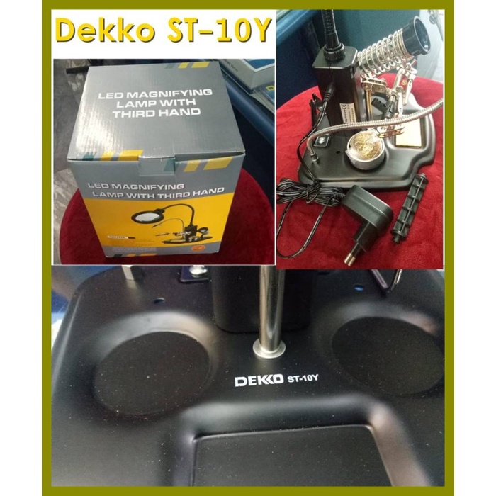 

Dekko ST-10Y Led Magnifying lamp with third hand
