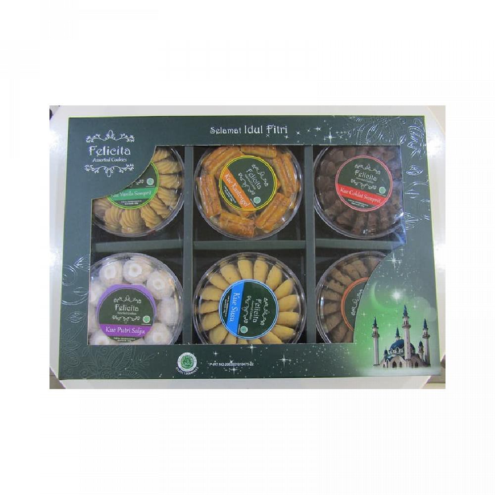 

Parcel Kue Lebaran Kue Kering Felicita 6 Topless Parsel Hampers