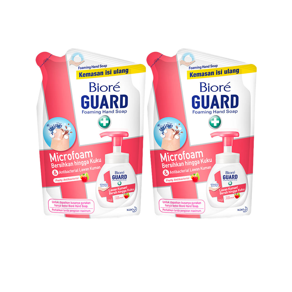 Biore Guard Foaming Hand Soap Fruity Antibacterial Refill