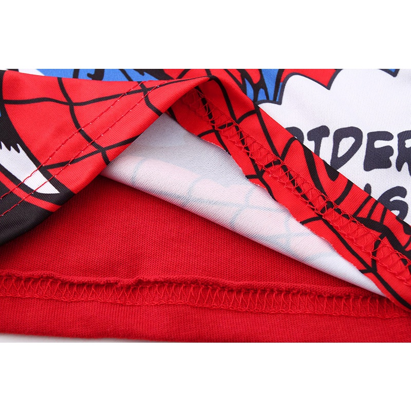 VOUCHER SHOPEE baju bayi karakter 1 sampai 7 tahun SUPERHERO SPIDERMAN BARU ANAK LAKI-LAKI LENGAN PENDEK T-SHIRT + CELANA PENDEK SET ANAK