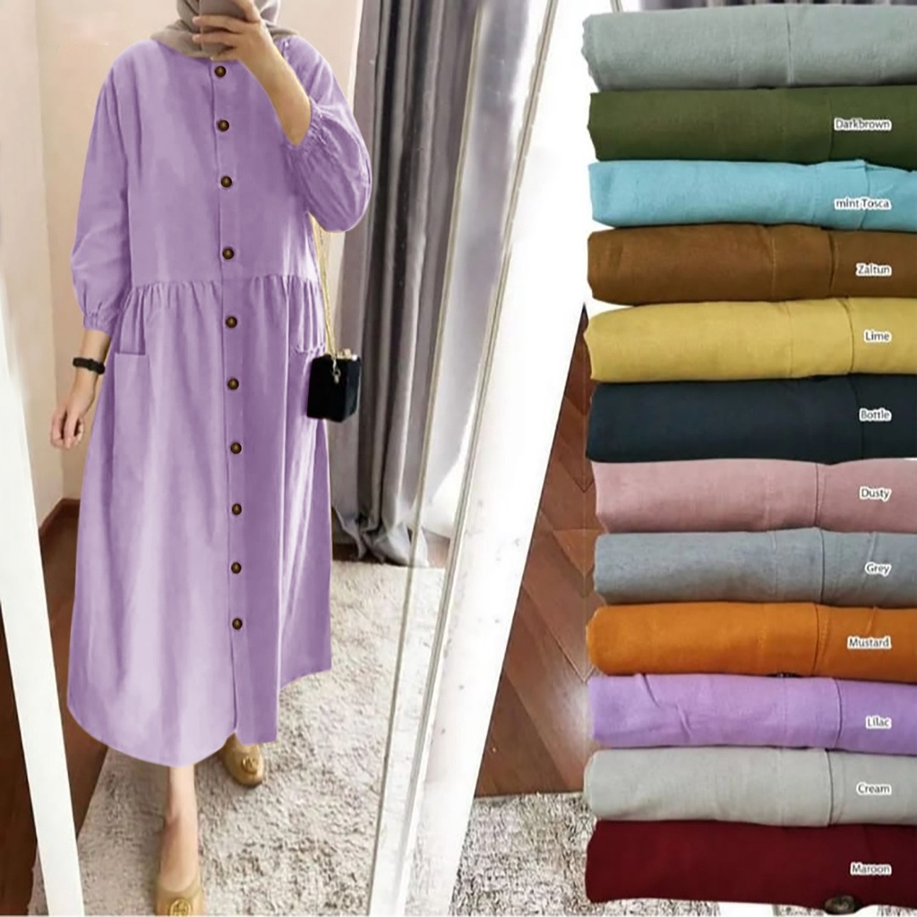 AS FASHION-COD-US-DRES WANITA MUSLIM TERBARU-LONGDRES WANITA-DRES WANITA HIJAB-DRES LEBARAN 2022