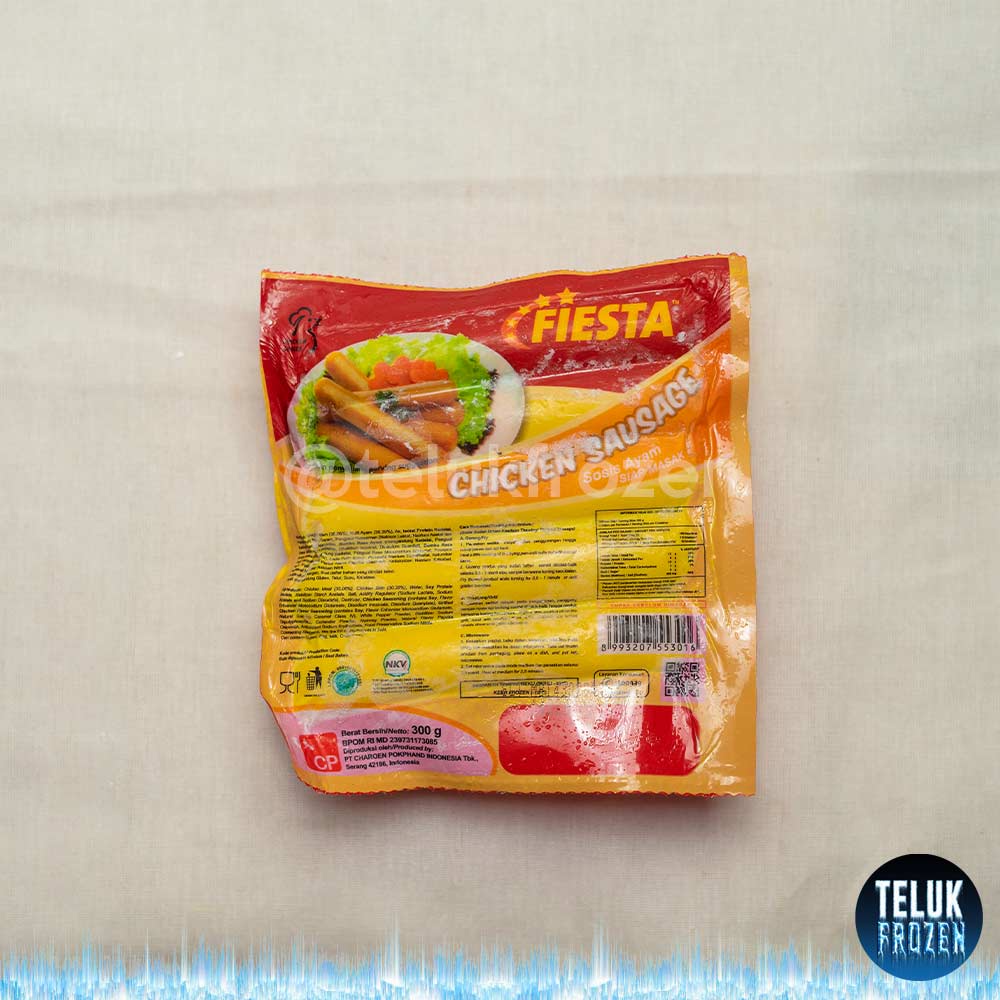 

Fiesta chicken sausage 300 gr / sosis ayam fiesta isi 9 / 300 gram ciken 300gr