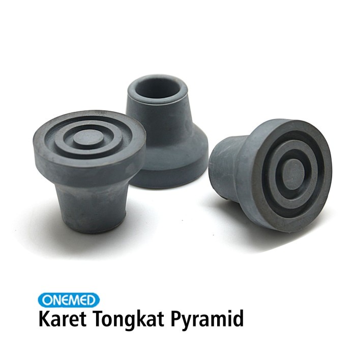 Karet Kaki Tongkat Pyramid 3 Kaki/4 Kaki Onemed Pcs OJB