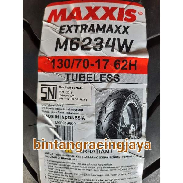 Ban luar Maxxis Tubles-Maxxis Extramaxx ukr 130/70 ring17