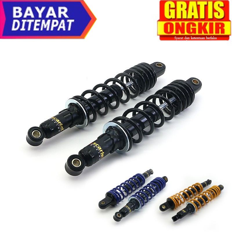 Shock Setelan 8989 Uk 320 mm monoshock , shock tabung , shock belakang , shock belakang tabung