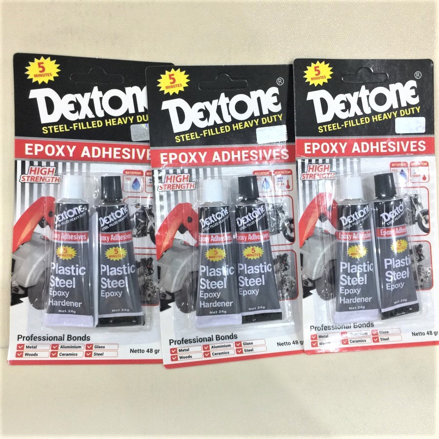 

LEM DEXTONE 48 GR / DEXTON EPOXY ADHESIVES -LEM BESI 5 MENIT/SERBAGUNA