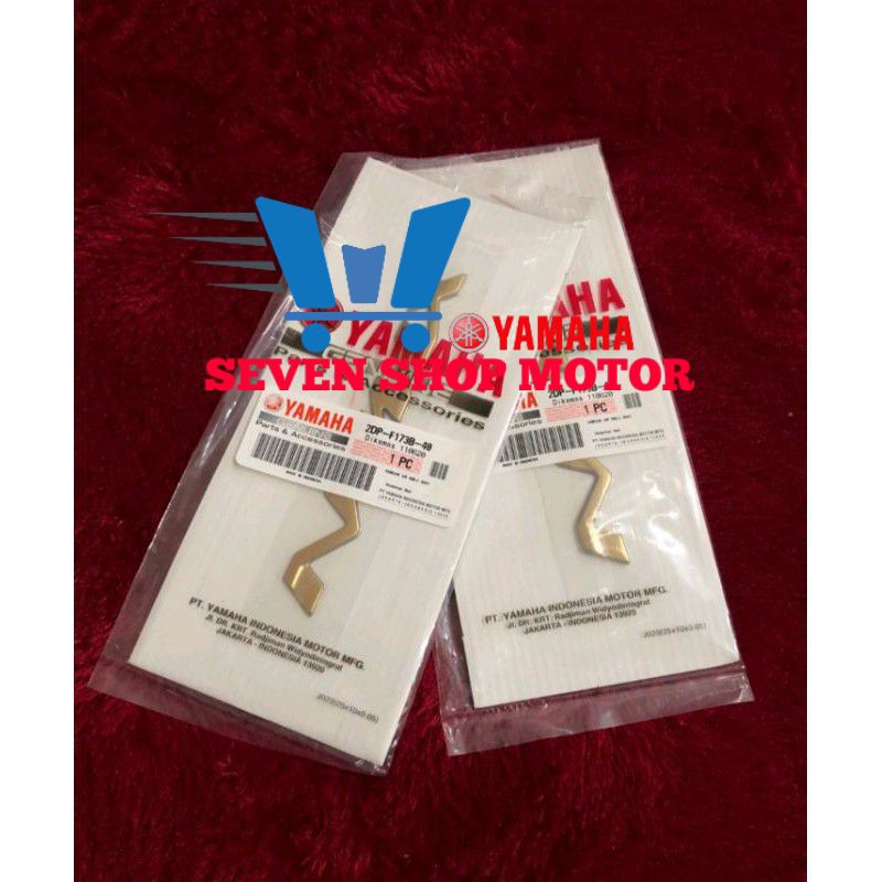 EMBELEM LOGO BODY GOLD KANAN KIRI NEW NMAX 155 ORIGINAL YAMAHA YGP