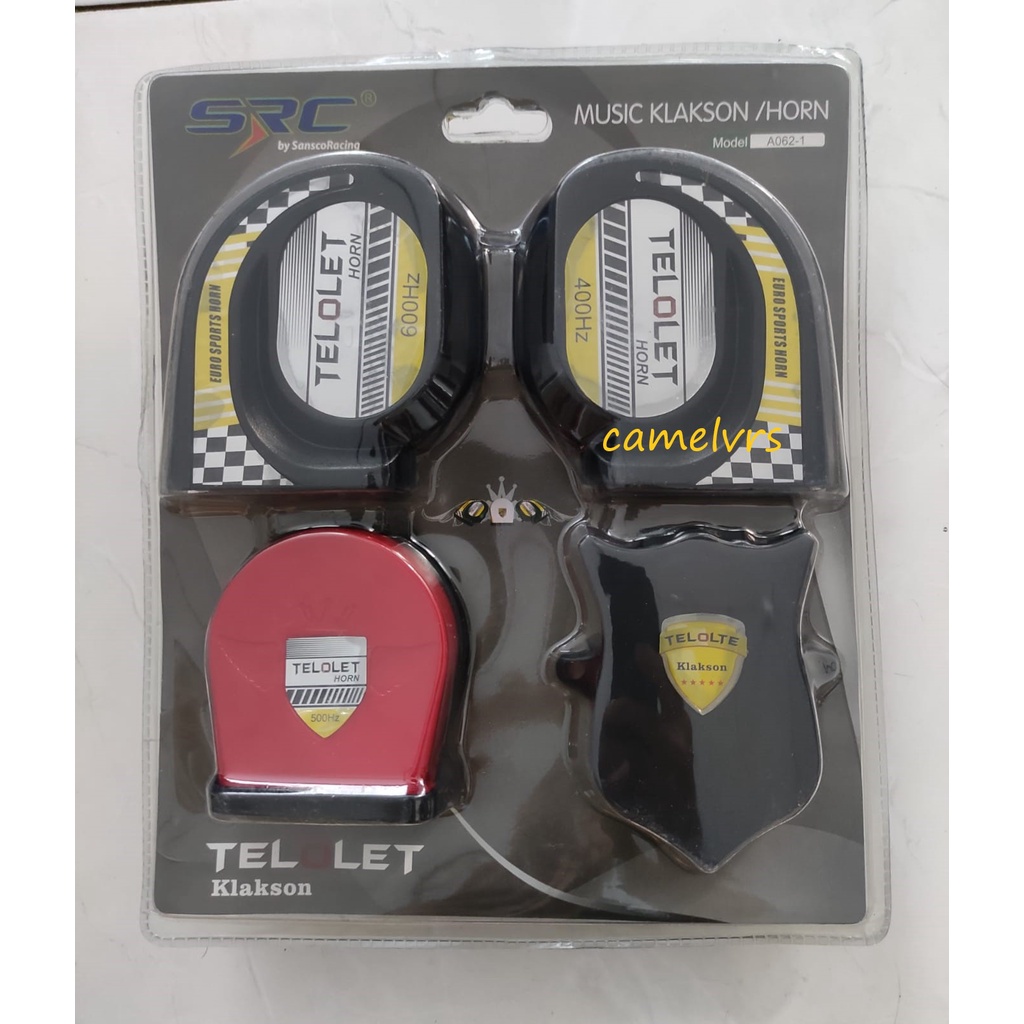 Klakson Telolet 3 Keong + 1 Modul 12Volt