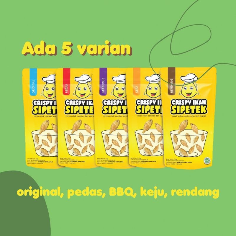 

Crispy Ikan Sipetek Cemilan Jajanan Sehat Untuk Anak