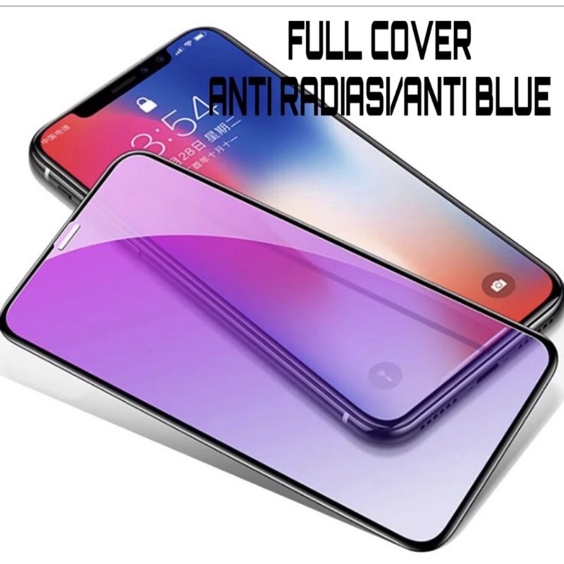 10D Anti Blue Anti Radiasi Full Cover - Tempered Glass Oppo A1K A3S A5S A7 A5 2020 A9 2020 A11/A11K A12 A12S A15 A15S A16 A16E A16K A17 A17K A17E A31 A33 2021 A37 A52 A92 A53 A54 A55 A58 A57 2022 A73 A74 4G A74 5G A76 A78 5G A77S A83 A91 A95 A96