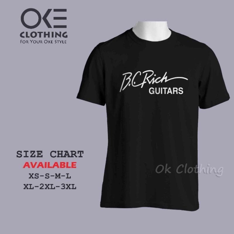 Kaos Gitar B.C. Rich Guitar Premium Quality