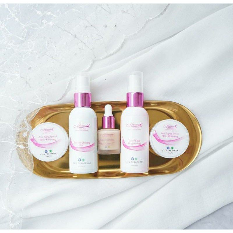 Marwah Skincare Paket Perawatan Wajah Flek Berat Tebal Menahun
