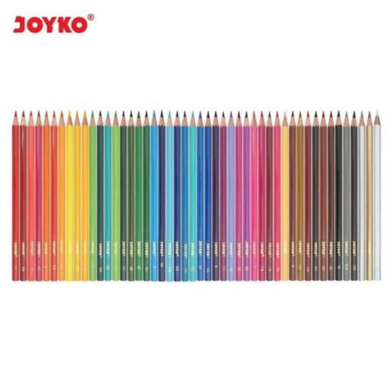 pensil 48 warna panjang joyko color pencil