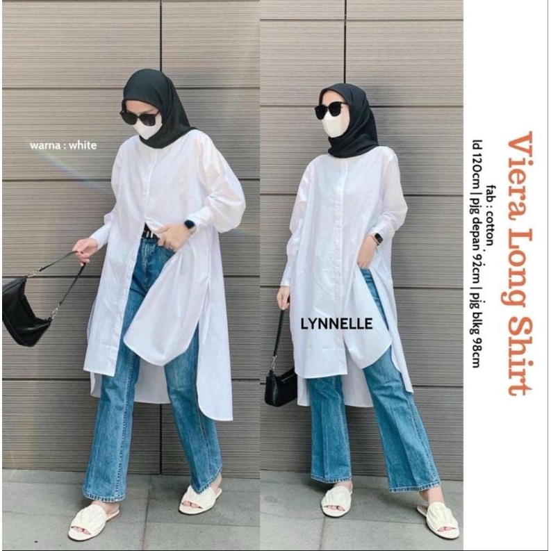 viera long tunik cotton