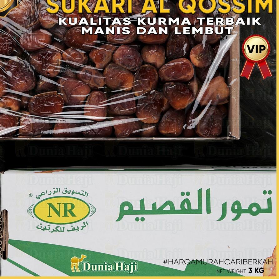 

Laris|SQ13|Kurma SUKARI 3KG Kualitas Super Premium VIP Grade A Exclusive Packing / Sukkari Basah
