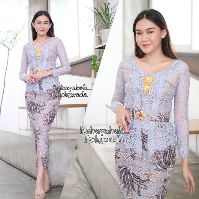 KEBAYA SEMI ITALY SOLTIS ABU KEBAYA BALI KEBAYA MURAH ELEGANT KEBAYA WISUDA/KONDANGAN