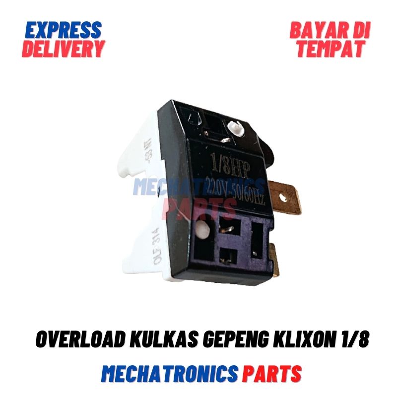 OVERLOAD KULKAS GEPENG KLIXON 1/8