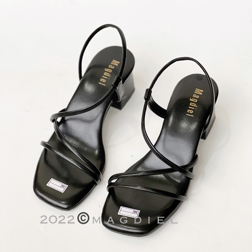 Hannah Heels Tali Wanita Sandal Hak Tahu 5 cm