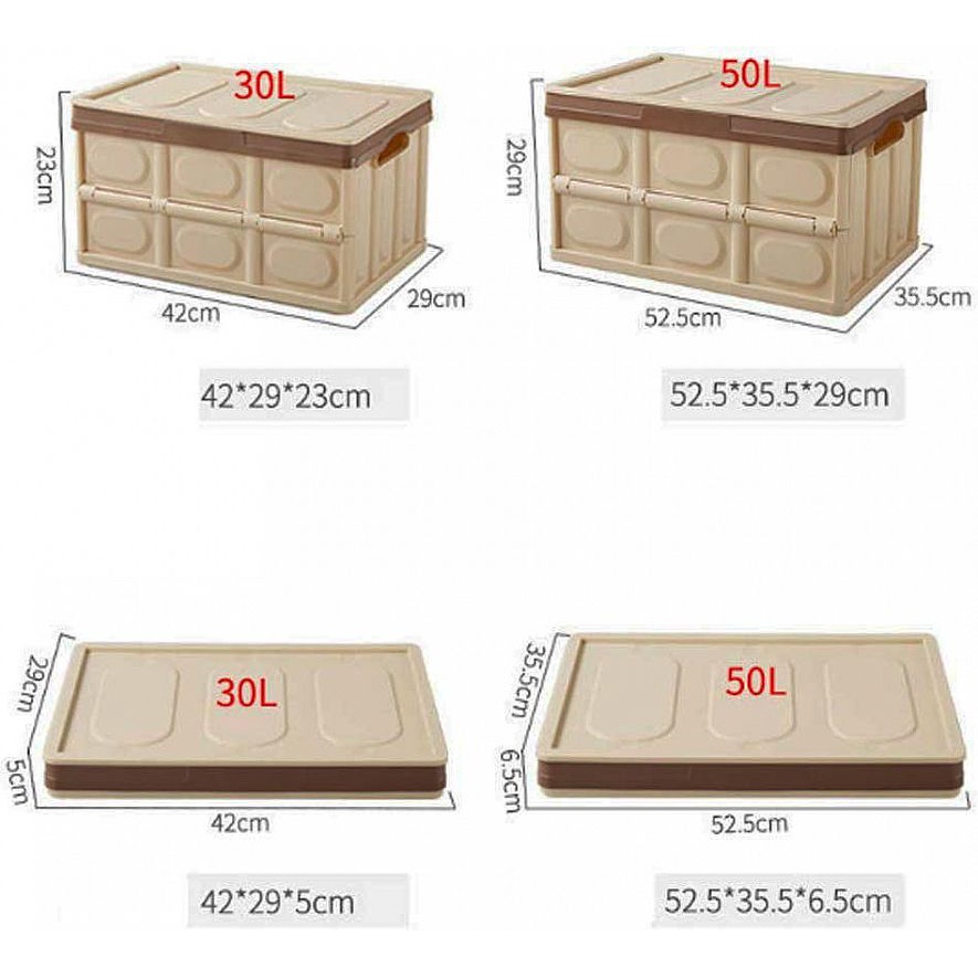 Box Container Lipat Kotak Lipat Warna Keranjang Lipat Portable / Box Container Keranjang Kotak / Wadah Menyimpan Serbaguna