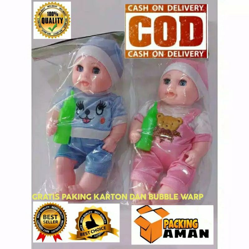 Boneka Nangis/Boneka Bayi 4 Fungsi Boneka Bisa Bunyi Mama,Papa,Nangis Mainan set My Baby Sweet