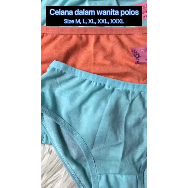 3pcs CELANA DALAM WANITA MEREK ESSE UNDERWARE Uk M, L,XL, XXL,XXXL