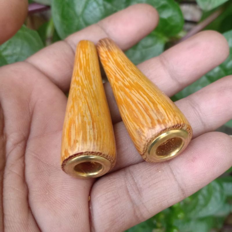 Pipa Once Kayu GALIH KELOR EMAS 6cm