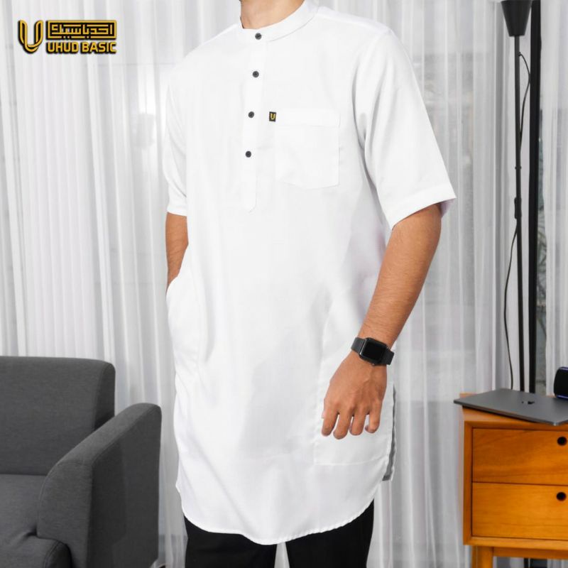 Kurta Premium Linen Busana Muslim Pakaian Sholat Kemeja Koko Kemko