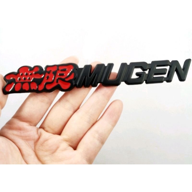 Stiker Emblem Mobil MUGEN Bahan METAL