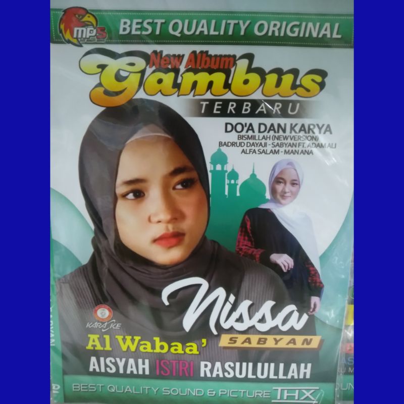 KASET LAGU DVD MP5 NEW ALBUM GAMBUS NISSA SABYAN