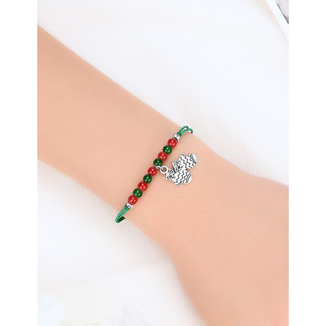 LRC Gelang Tangan Fashion Color Christmas Bracelet D18693