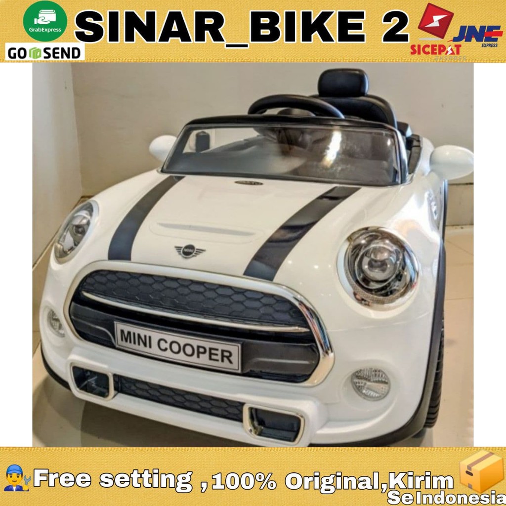 Mobil Anak Aki PLIKO PK-3868 Mini Cooper Lisensi