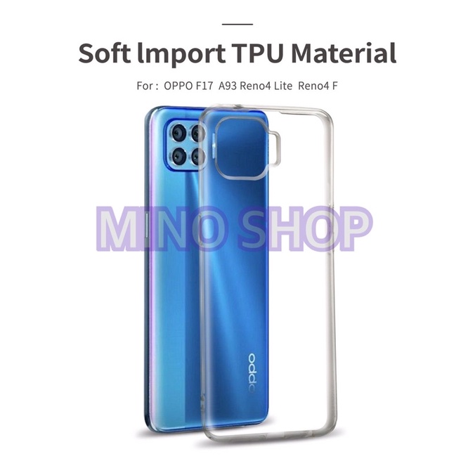 SOFTCASE TRANSPARAN OPPO F17 PRO A93 - RENO 4F PREMIUM CLEAR SOFT CASE