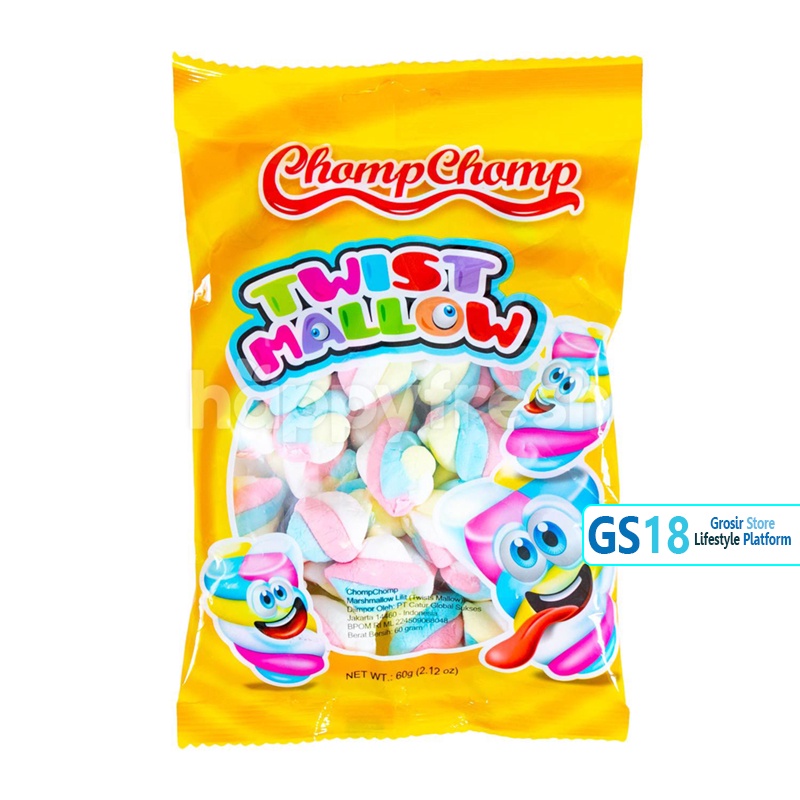 

ChompChomp Twist Mallow 60g