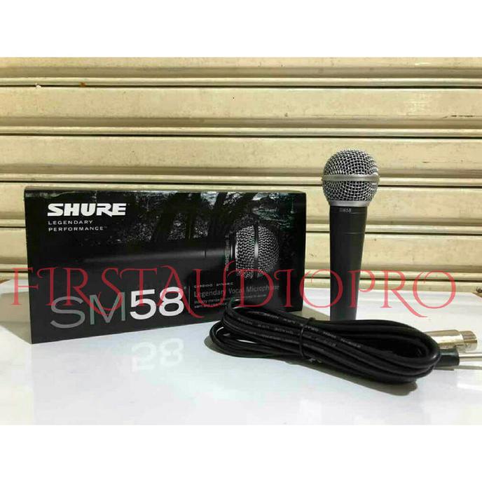 Shure SM 58 Microphone Mikrofon Kabel Termurah