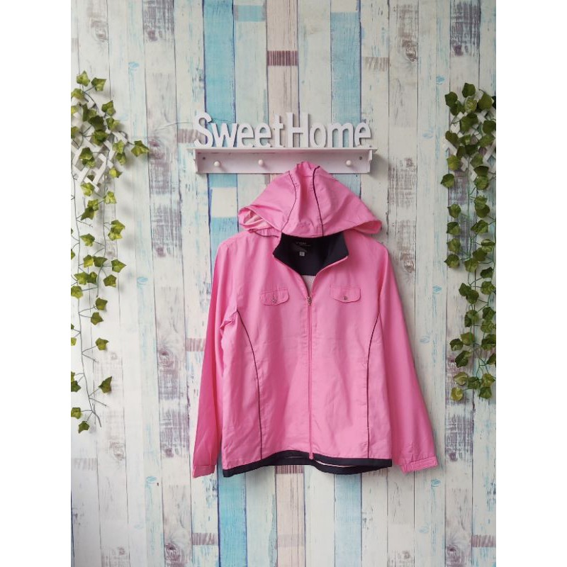Jaket wanita pink preloved