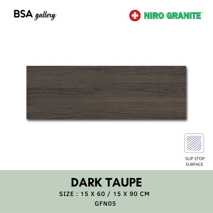 GRANIT FINEWOOD DARK TAUPE NIRO GRANITE 15X60 / GRANIT MOTIF KAYU