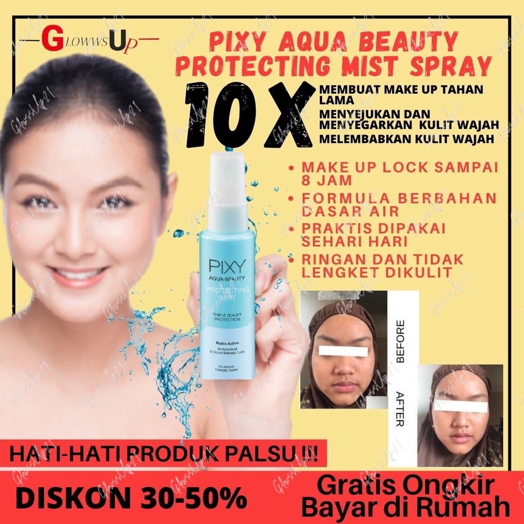 PIXY AQUA BEAUTY PROTECTING MIST SPRAY ORIGINAL BPOM - AQUA MIST PIXY