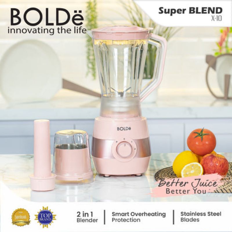 Blender Super Blend X10 Bahan Tritan Anti Pecah Original BOLDe