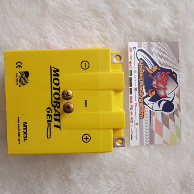 Aki motobatt MTX3L - aki kering motobatt ninja r150