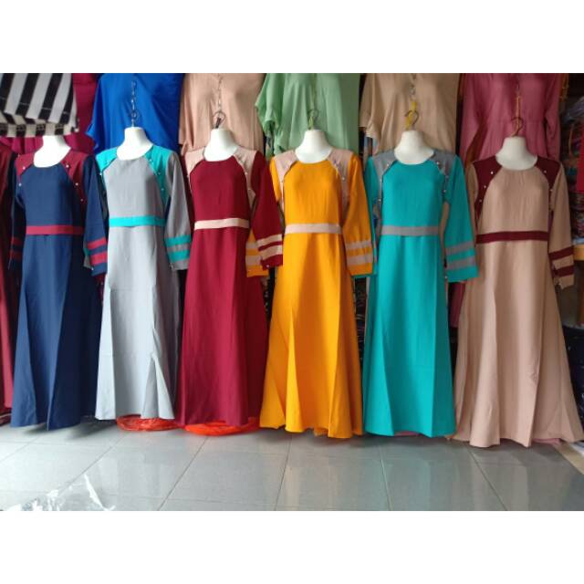 Gamis seroja wollycrepe