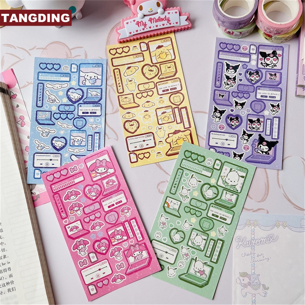 【COD Tangding】6 Pola Stiker Kartun Guka DIY