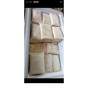 

Daging durian premium berat 1kg