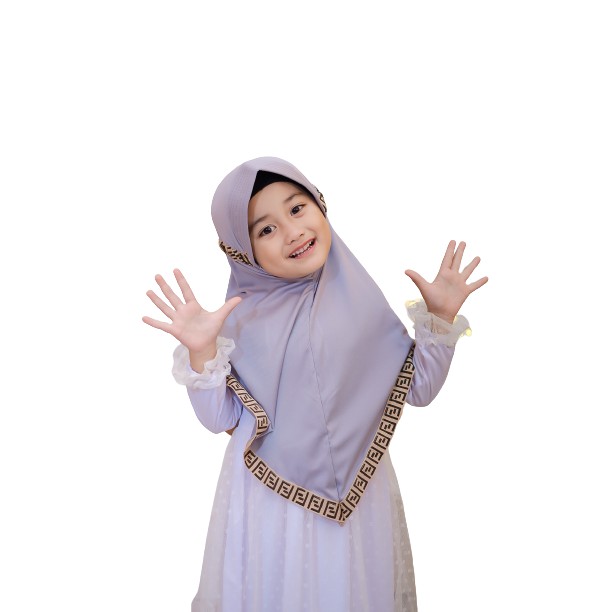 Hijab Anak PEREMPUAN Terbaru SERUT BELAKANG / HIJAB TRENDY / HIJAB ANAK MURAH