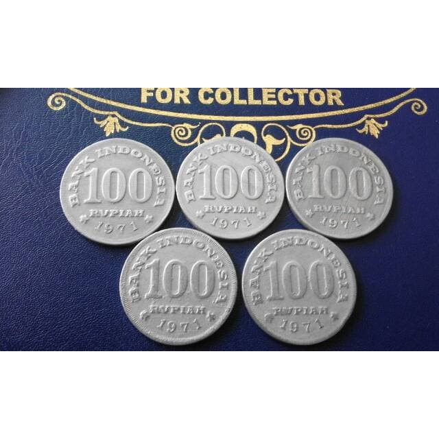 Koin Uang Kuno Rumah Gadang 100 Seratus Rupiah Rumah Gadang Tebal Tahun 1971