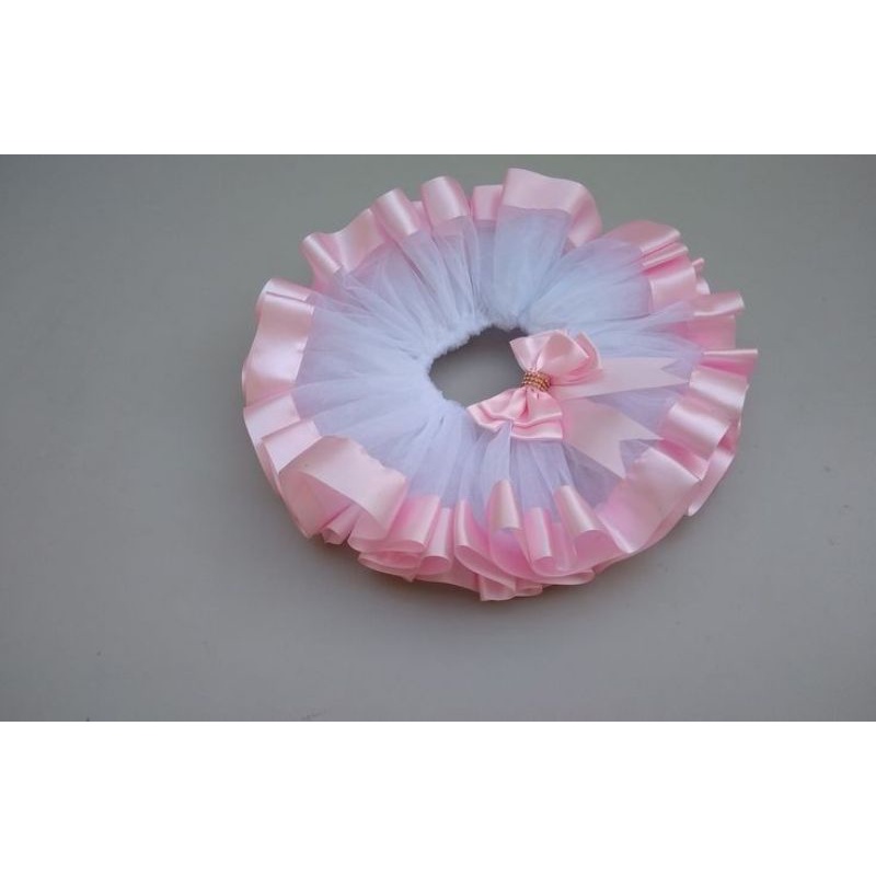 rok tutu pita satin anak