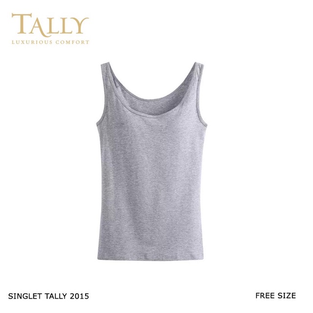 TALLY SINGLET TANK TOP 2015 I KATUN BAMBOO | FREE SIZE | POLOS TALI LEBAR