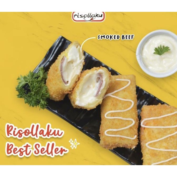 

Risollaku - Risol - Risoles - Varian Smoke Beef / Keju TERLARIS TERPERCAYA ORIGINAL