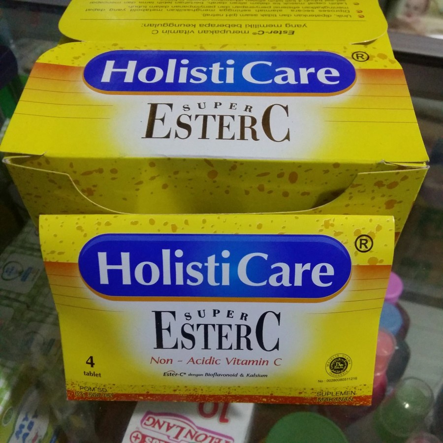 HolistiCare Ester C Vitamin C 4 Tablet Dus isi 12 Strip EsterC