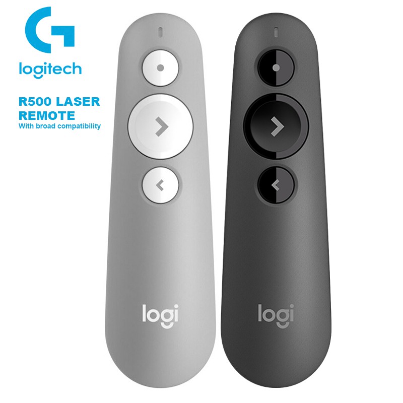 Laser presentation logitech R500 remote red - Wireless presenter R 500 - Laser pointer R500 logitech