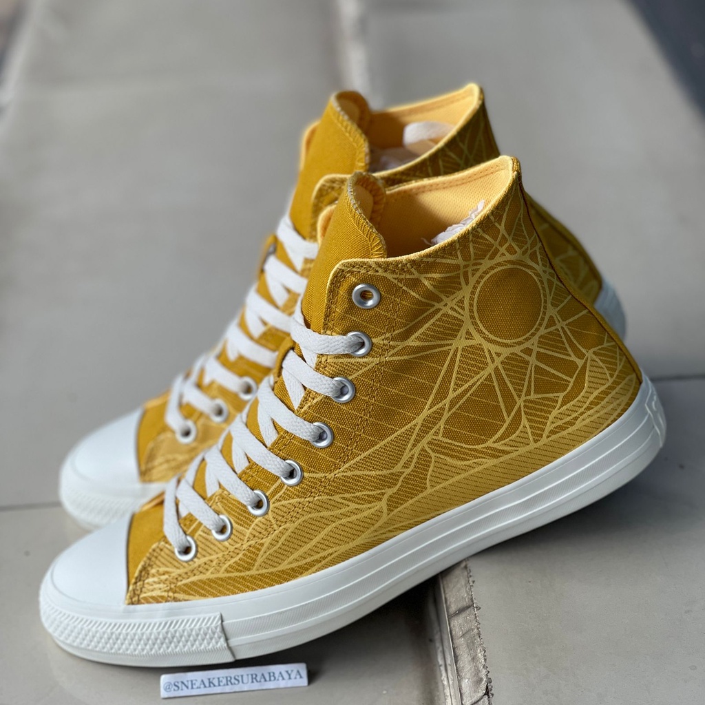 Converse Chuck Taylor Hi Summer Daze Gold Dart